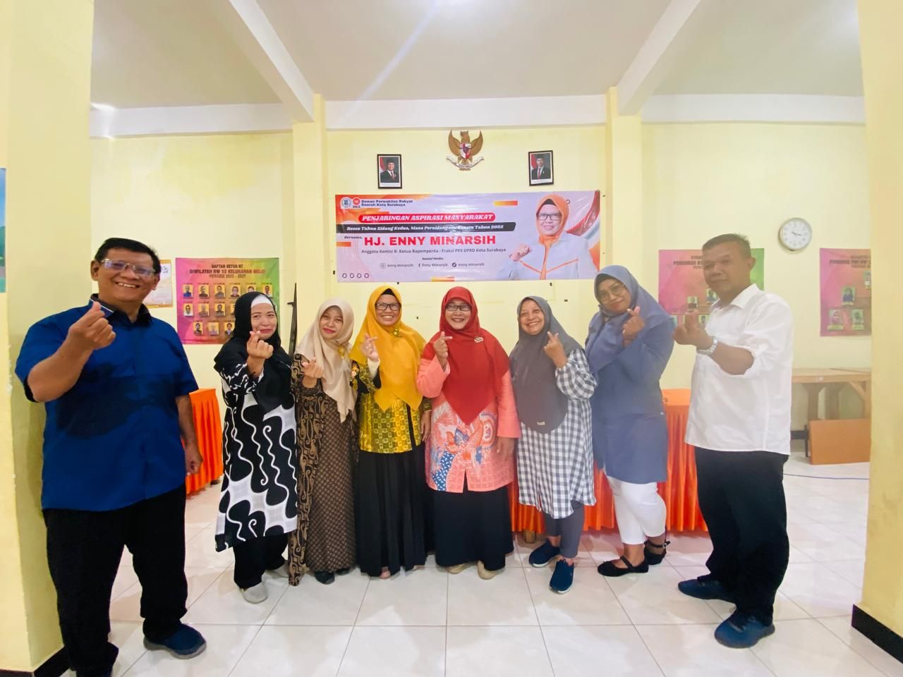 Enny Minarsih bersama PKK Mojo