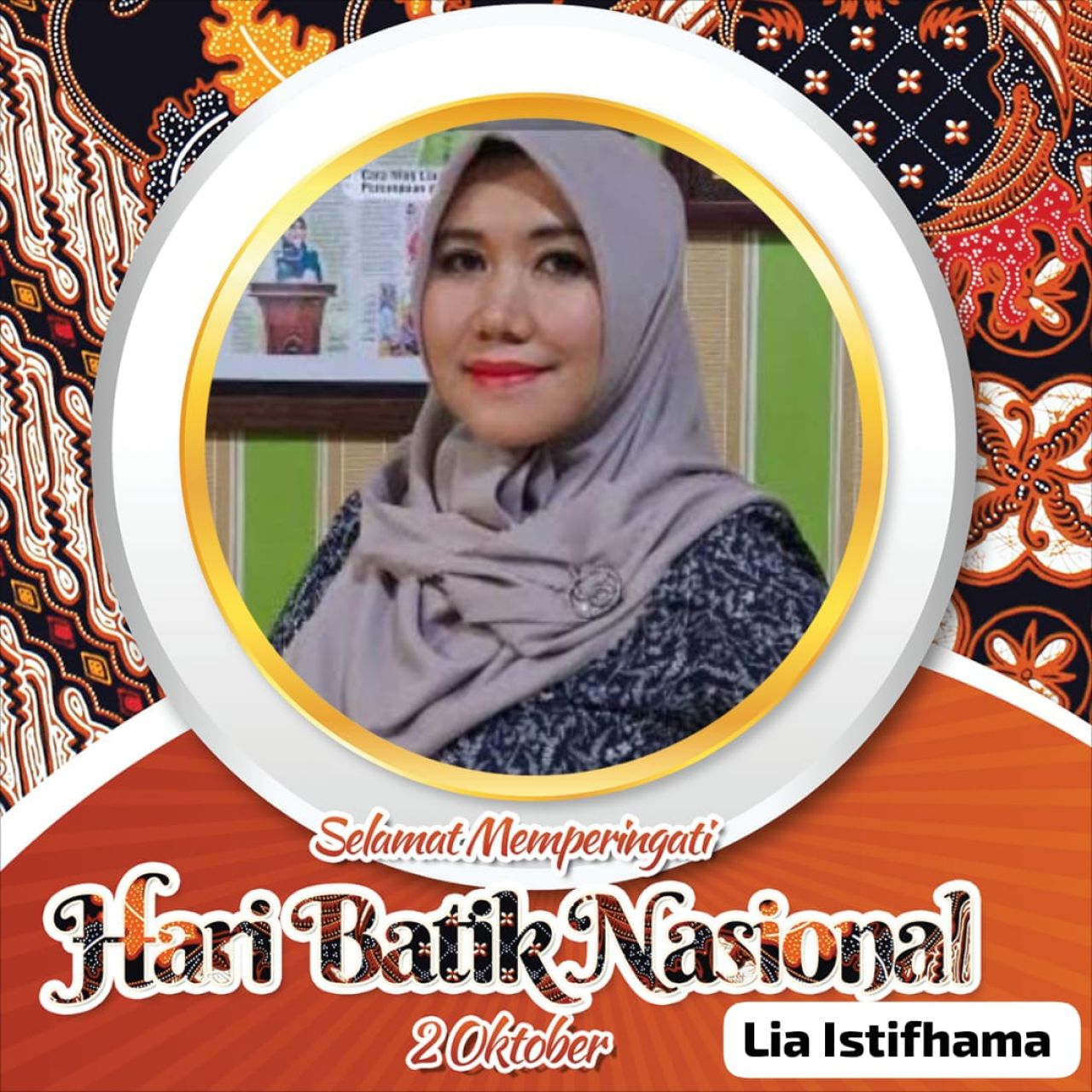 Lia Istifhama Ucapkan Selamat Hari Batik Nasional 2 Oktober 2025