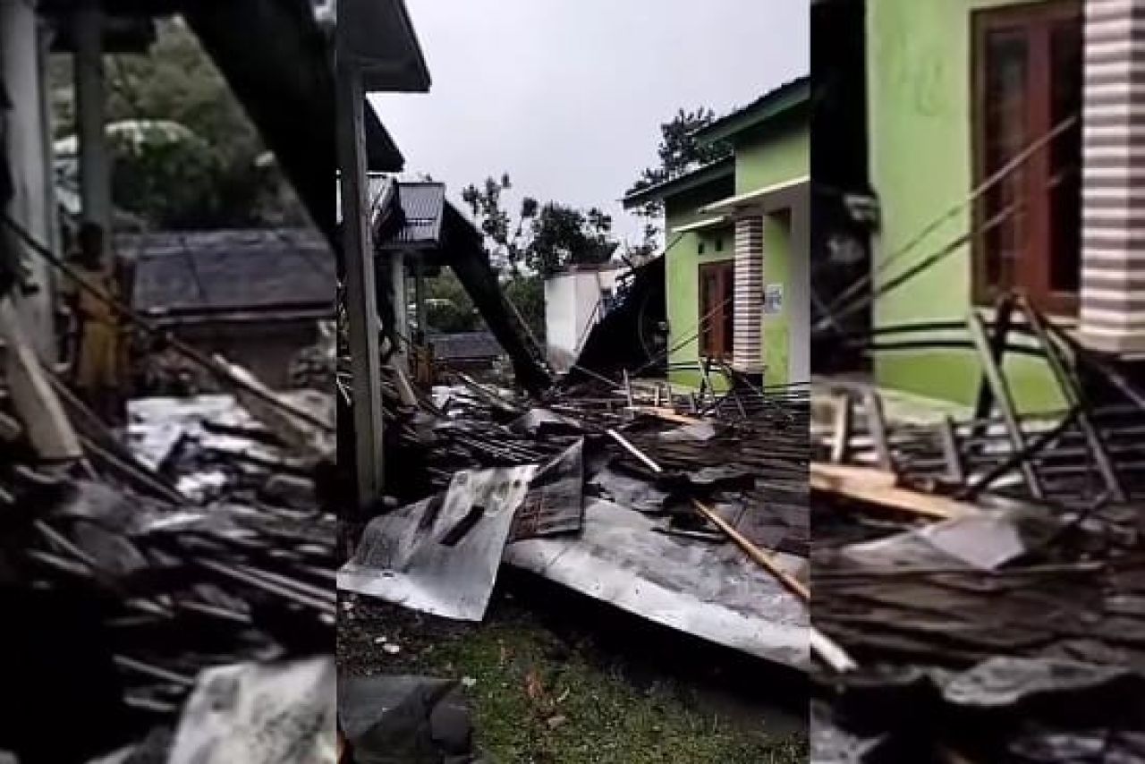 Angin Puting Beliung Terjang Pemalang, 8 Rumah Rusak Parah