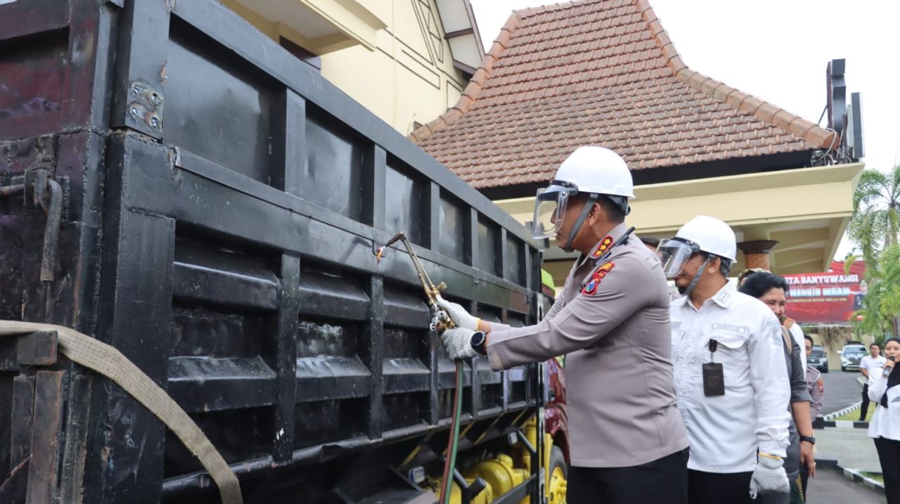 Polresta Banyuwangi Siap Menuju Zero ODOL 2027