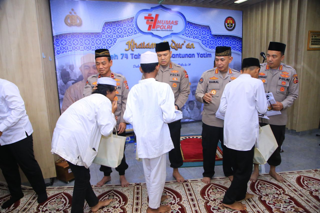 Humas polri santunan yatim
