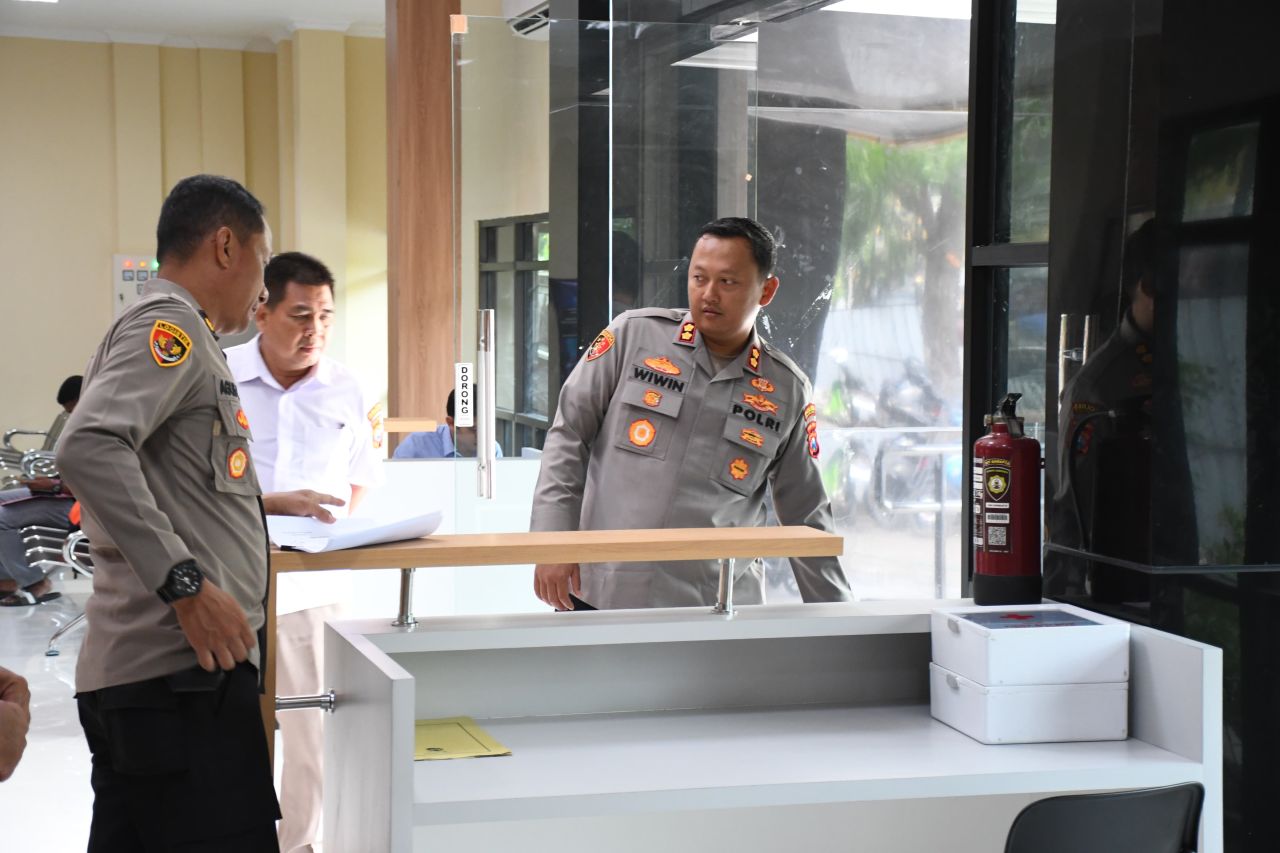 Polres Madiun tinjau SPPG Kanigoro