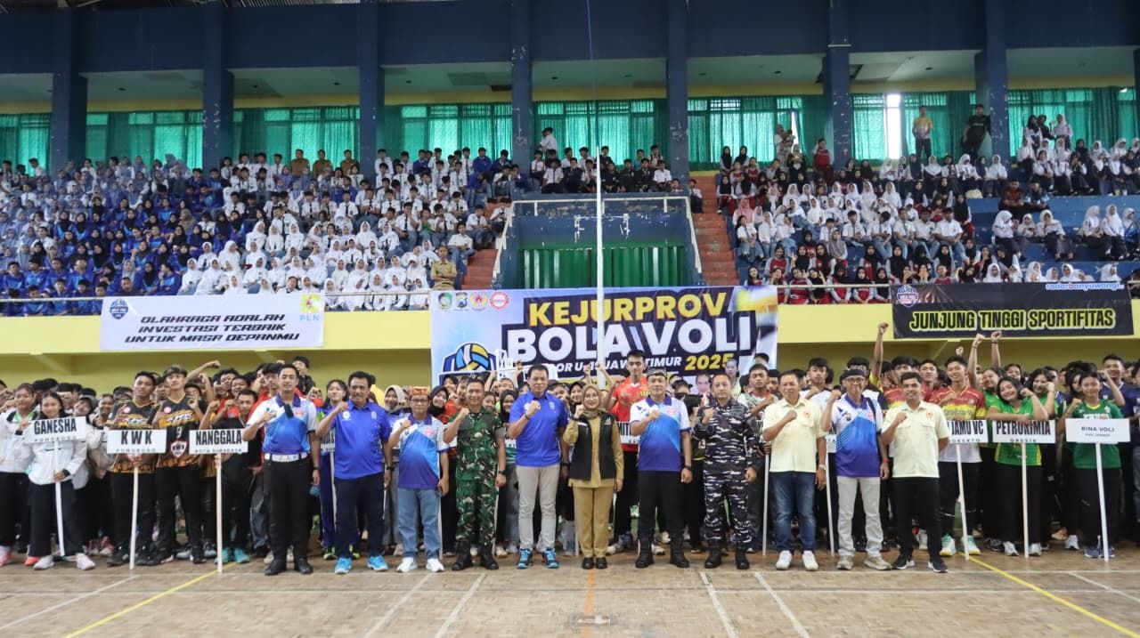Kejurprov Bola Voli U-19 Jawa Timur 2025 Resmi Dibuka
