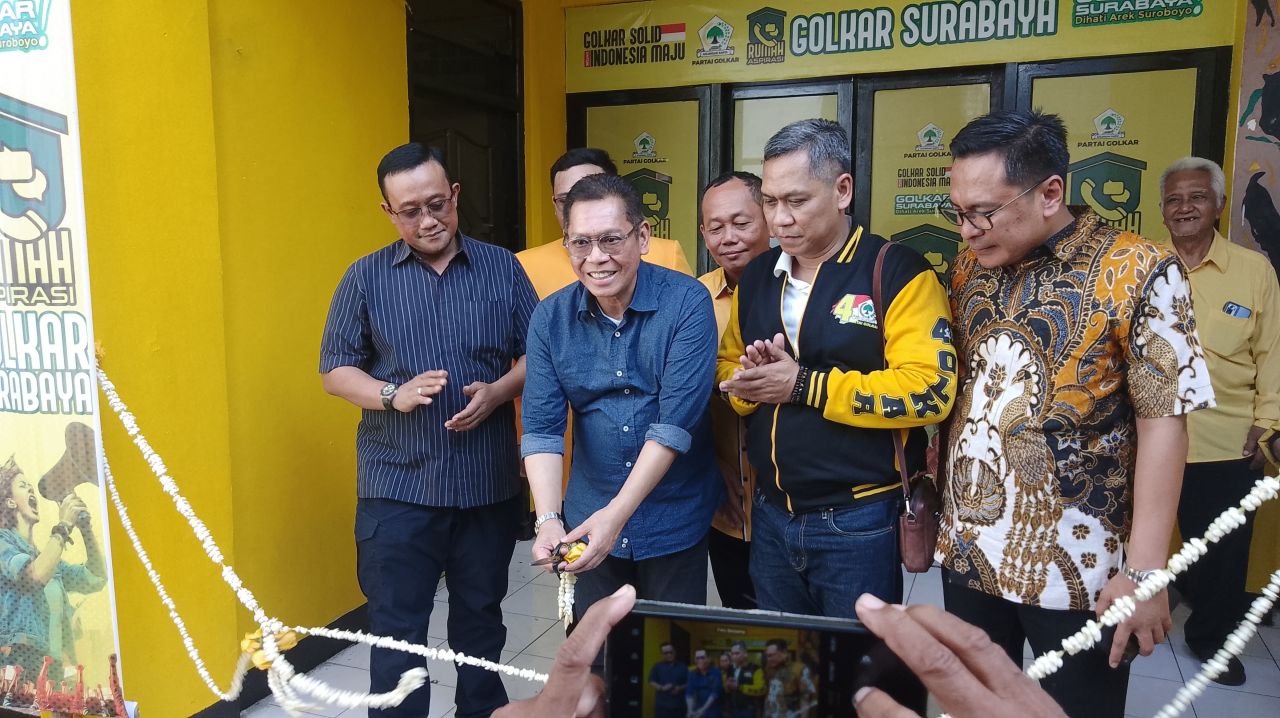 HUT ke-61, Golkar Surabaya Luncurkan Rumah Aspirasi untuk Warga Kota Pahlawan