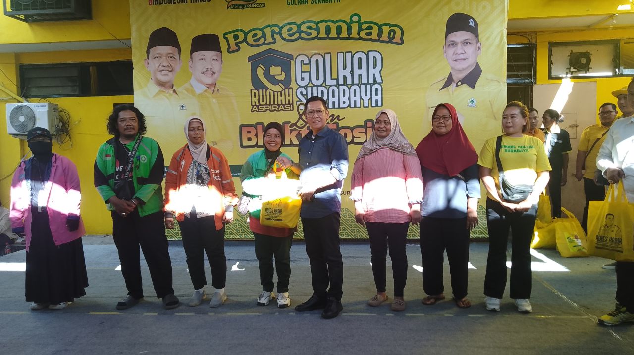 Diresmikan, Rumah Aspirasi Golkar Langsung Tampung Aduan Driver dan Ojol Surabaya