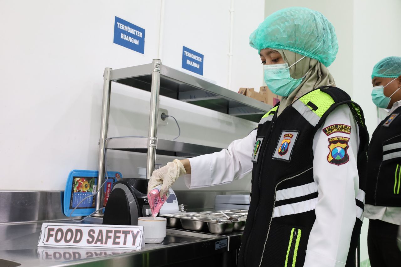 SPPG Polres Tulungagung Penuhi Standar Higiene Komitmen Sukseskan MBG