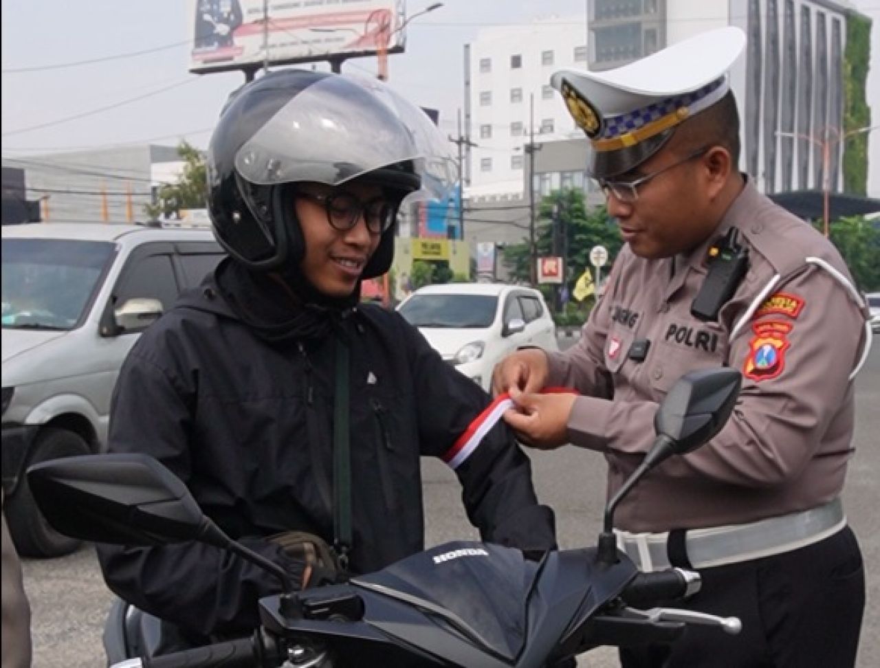 Polresta Sidoarjo ajak masyarakat mengheningkan cipta