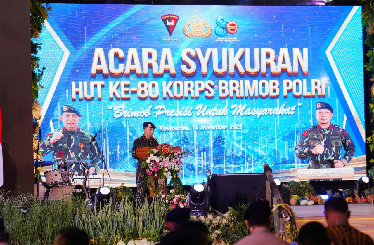 Syukuran HUT ke-80 Brimob