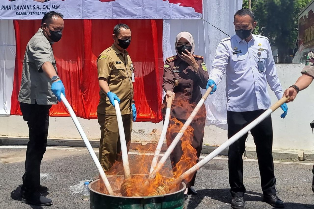 Pemusnahan barang bukti