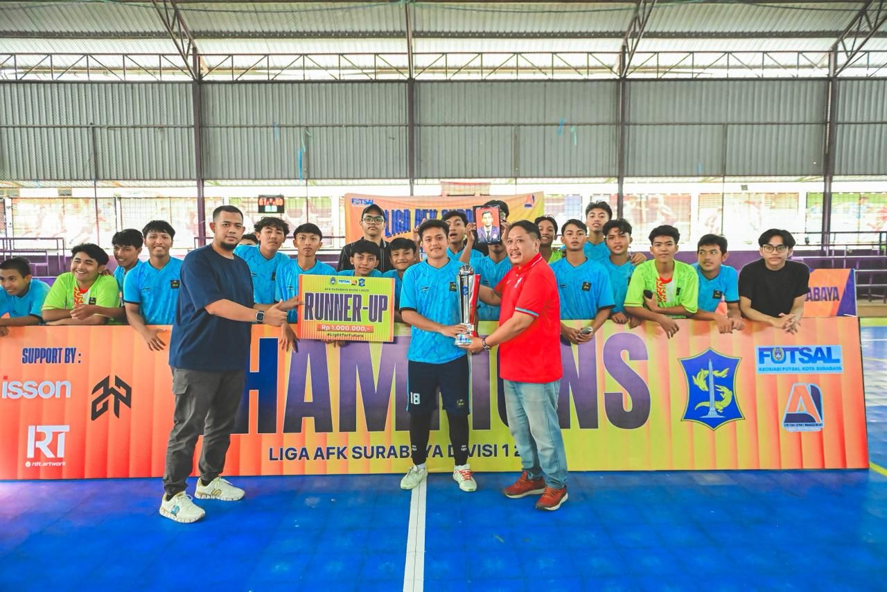 Squdra Kunci Gelar Juara Liga Futsal Surabaya 2025 Divisi Satu