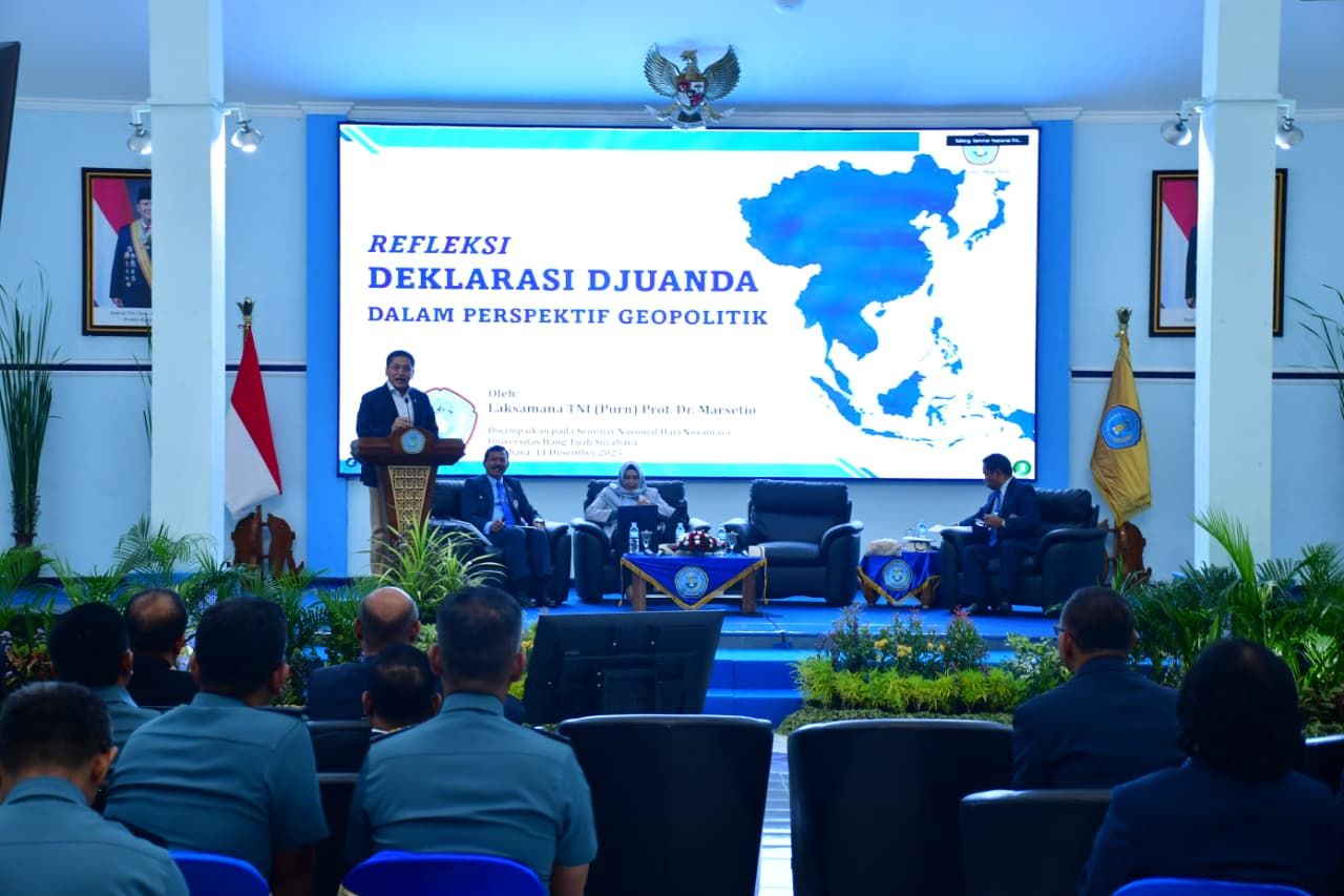 Inspektur Puspenerbal Ikuti Seminar Nasional FH UHT