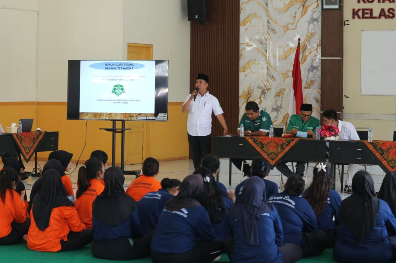 LBH GP Ansor Jatim Gencarkan Penyuluhan Hukum, Sasar Warga Binaan Lapas Perempuan Surabaya