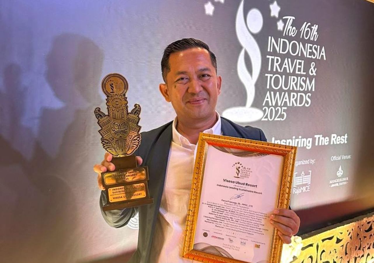 Visesa Ubud Resort Raih Indonesia’s Leading Sustainable Resort di ITTA 2025