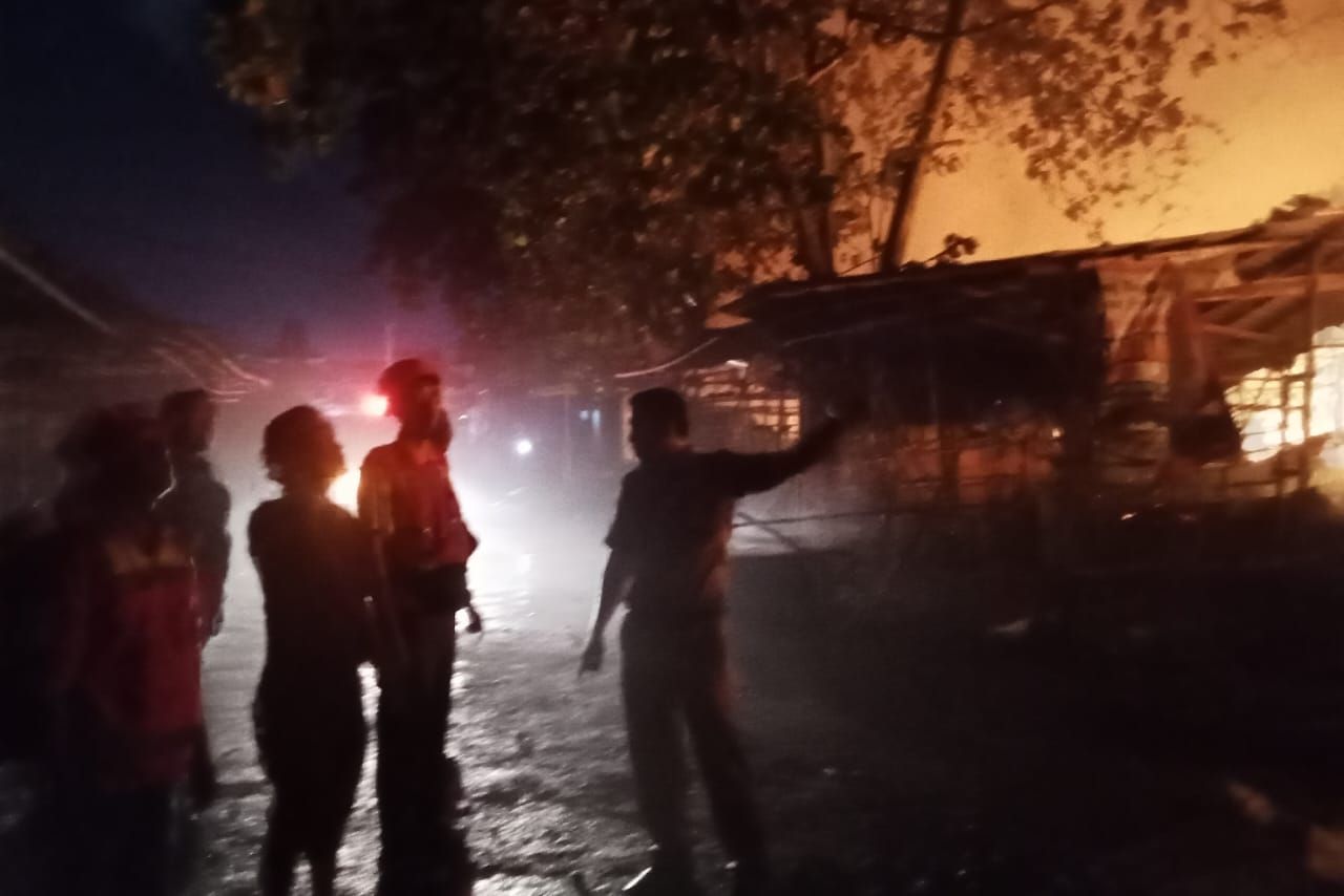 Pasar Pagi Pemalang kebakaran