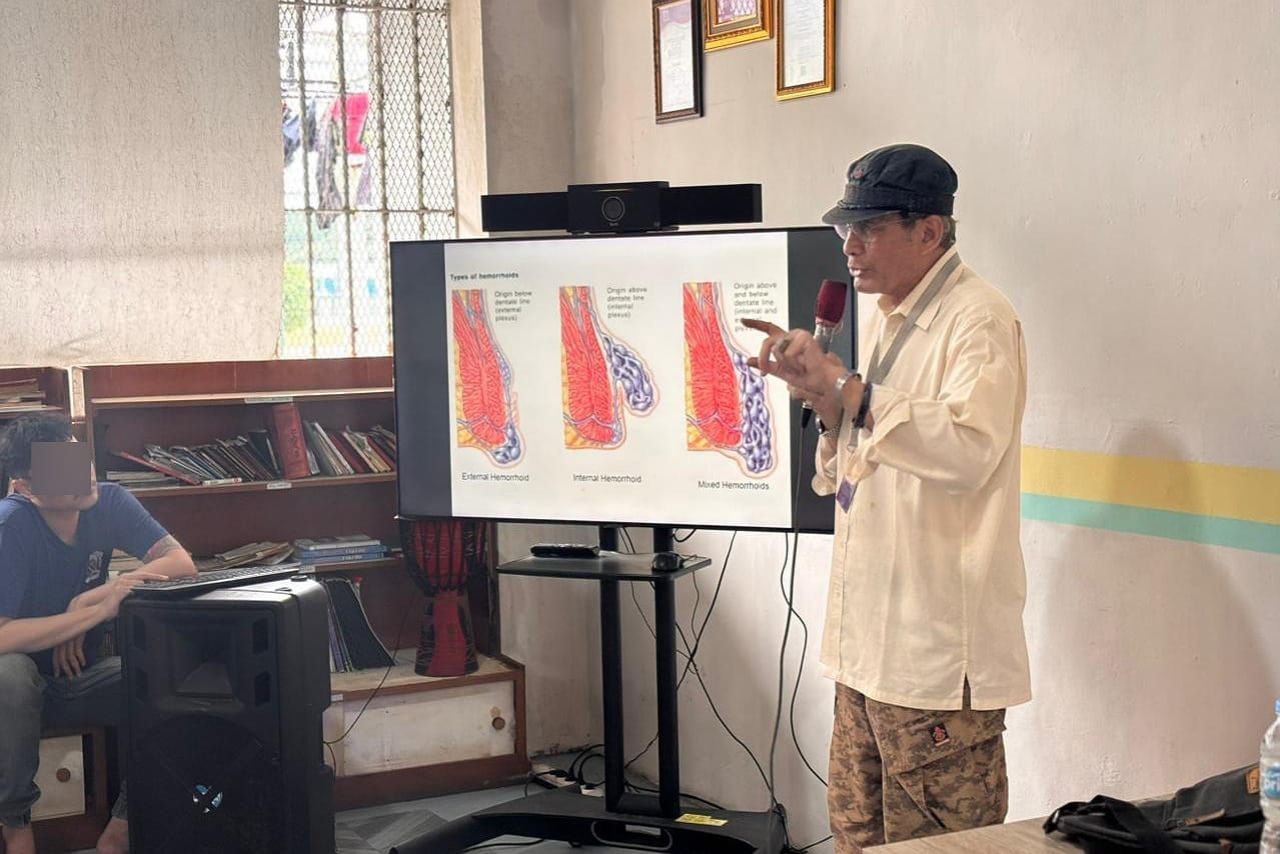 Penyuluhan kesehatan Lapas Cipinang