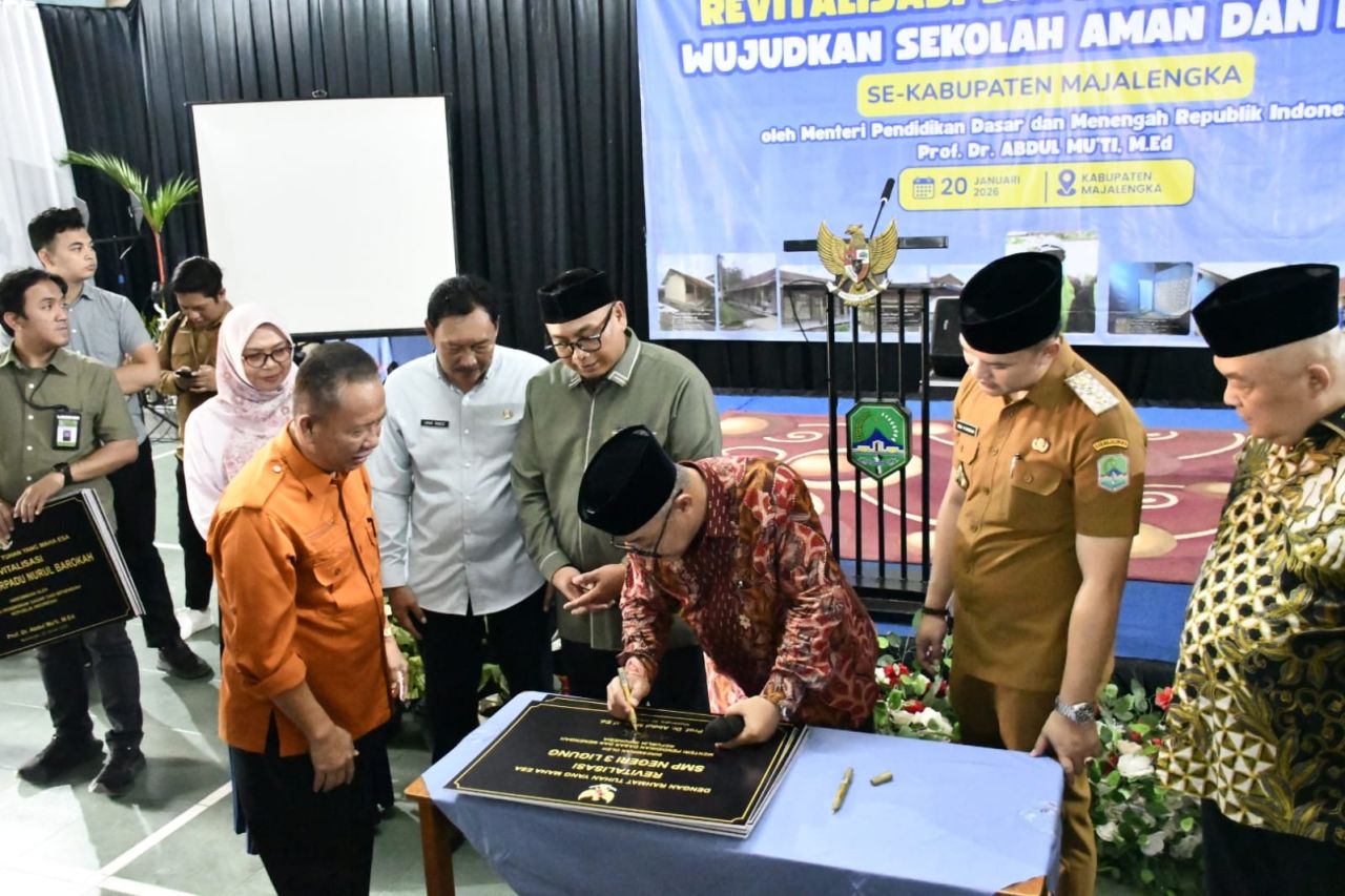 Peresmian Revitalisasi Pendidikan dan Sosialisasi TKA 2026 di SMPN 1 Jatiwangi