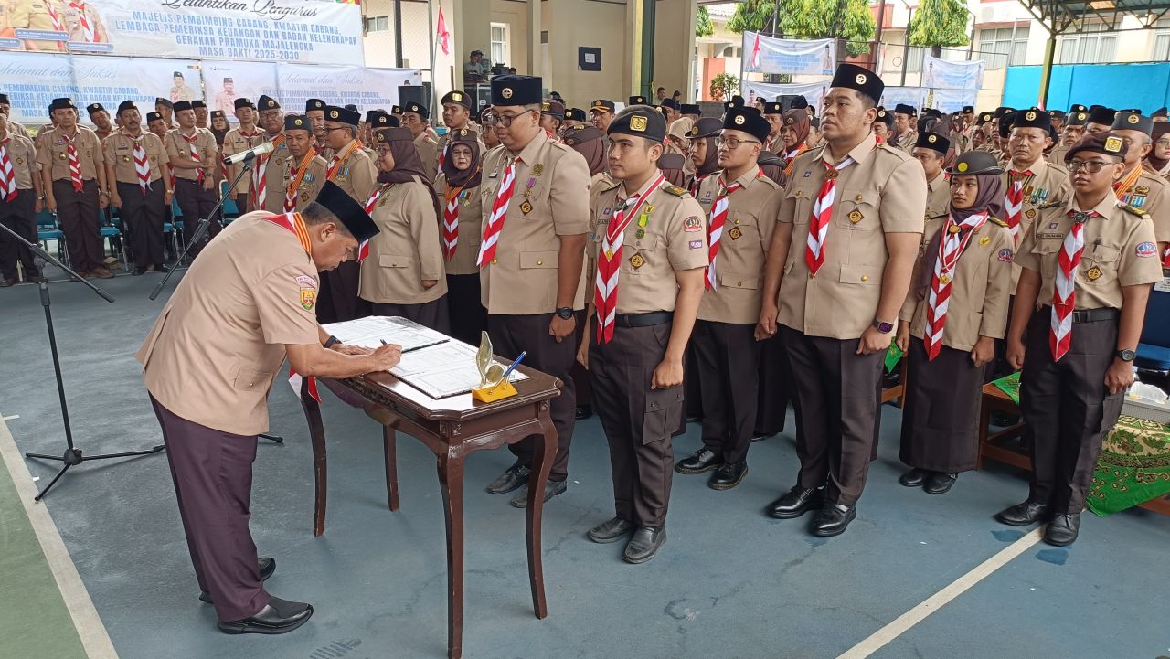 Pelantikan Kwarcab Pramuka Majalengka