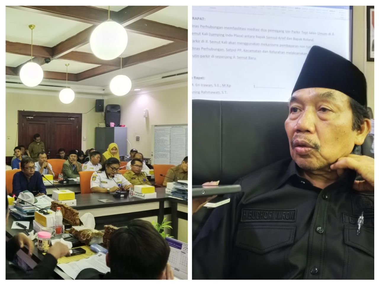 Rapat dengar pendapat berlangsung di Komisi C DPRD Surabaya