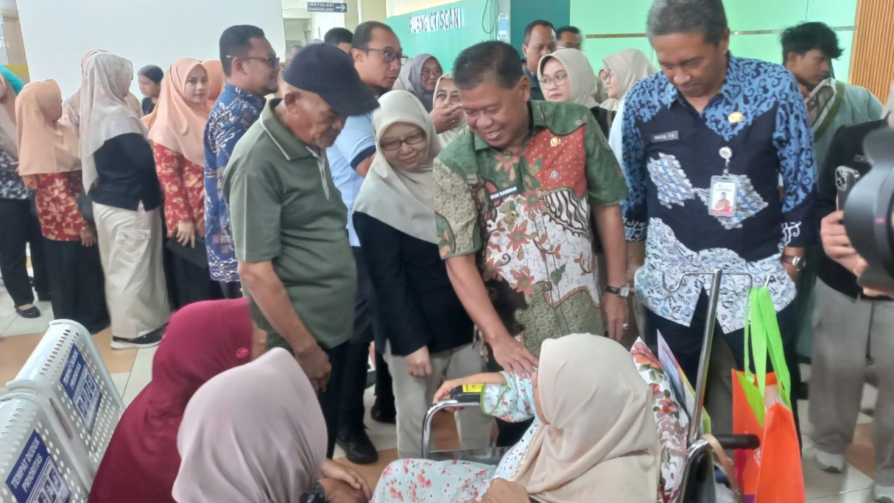 Bupati saat hadir di program BENGRAS