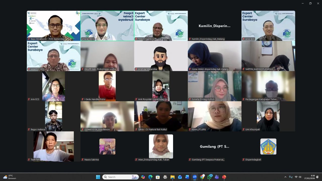 Pelatihan Ekspor Marketing Coaching 2026 Jawa Timur: Sosialisasi dan Pelatihan UMKM Go Internasional