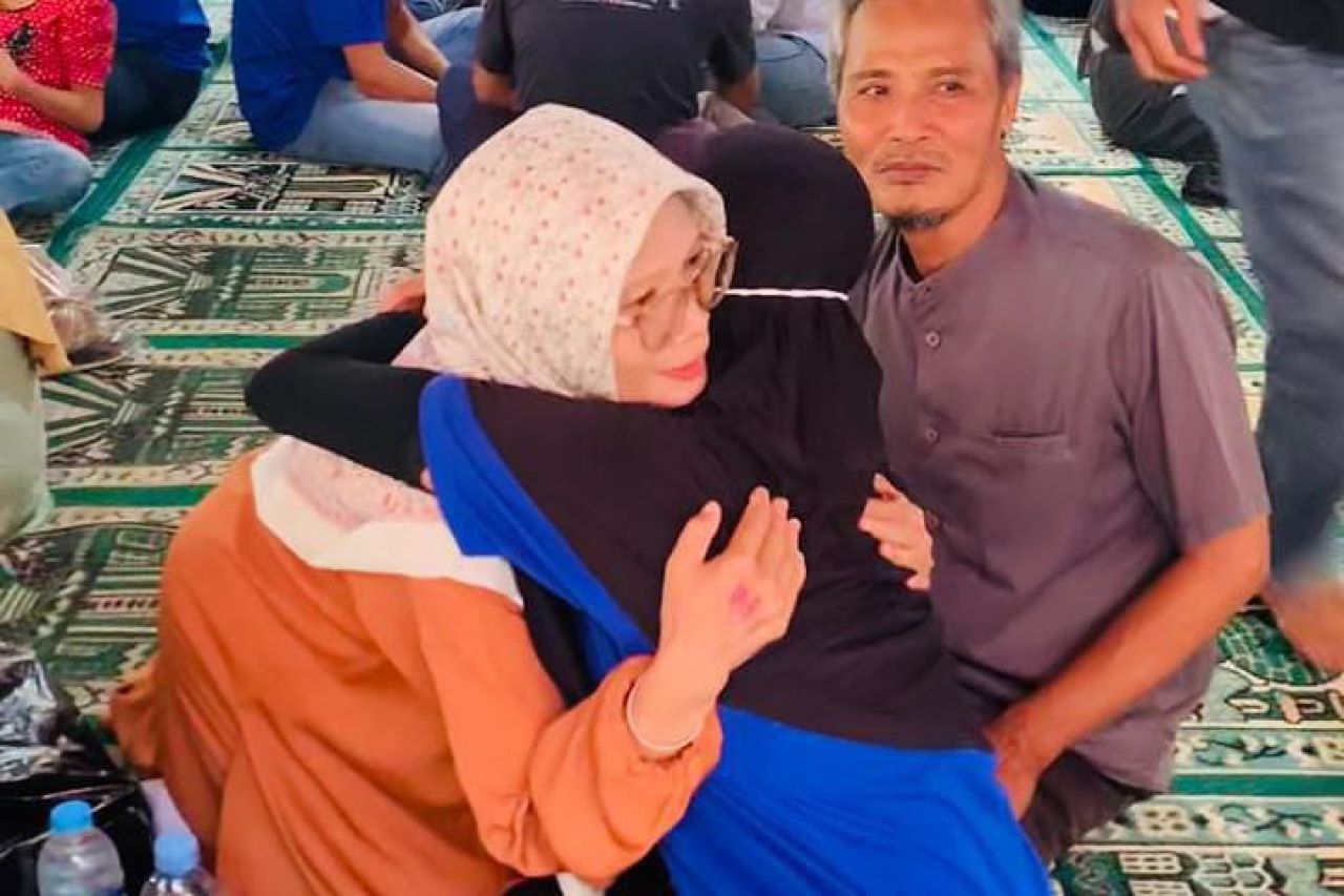 Warga binaan buka puasa bersama keluarga