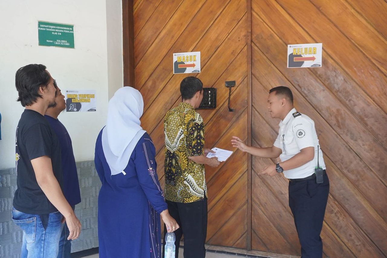 H+3 Lebaran IdulFitri Rutan Pemalang Buka Layanan Kunjungan Keluarga WBP