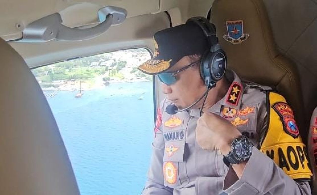 Kapolri Jatim pantau arus balik melalui udara