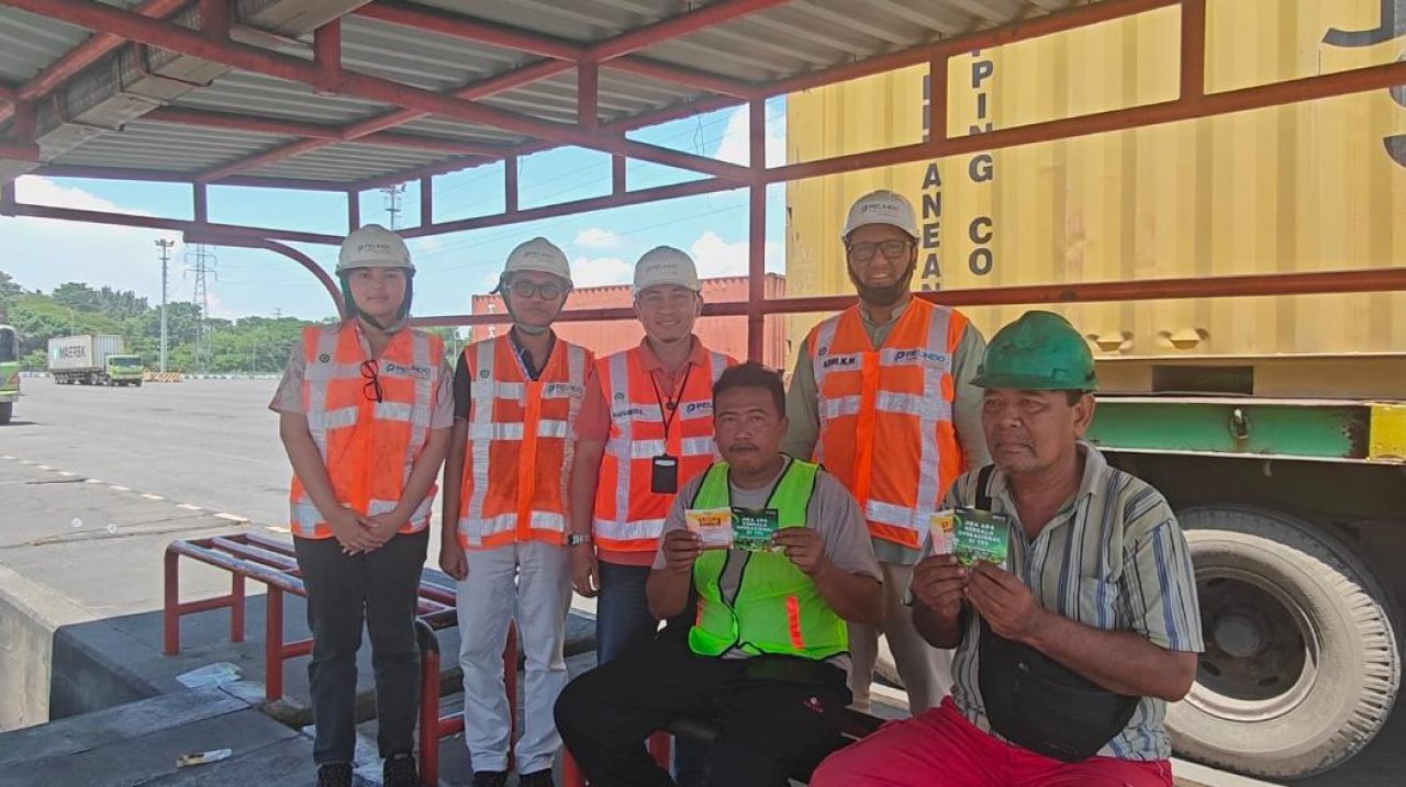 TPS sosialisasi SMAP ke supir truk