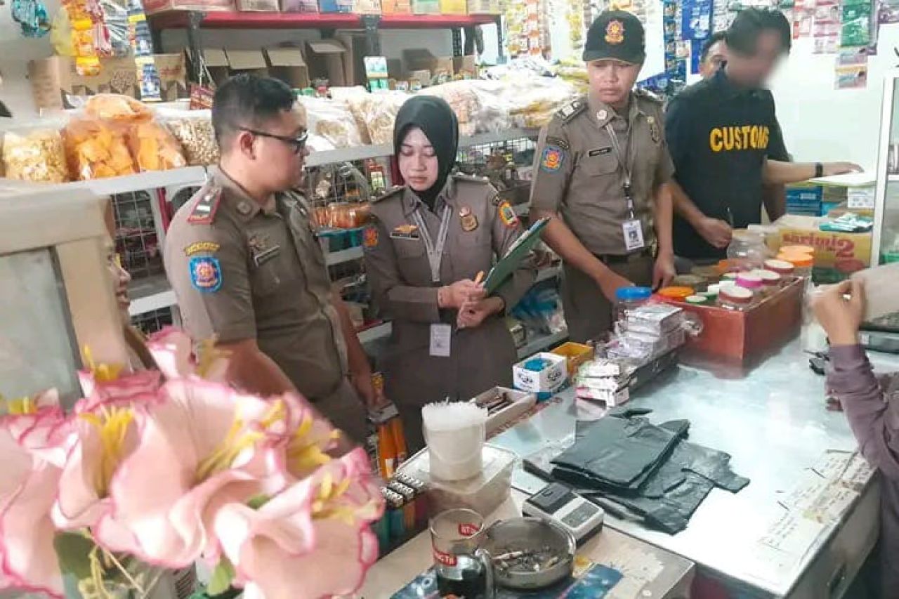 Satpol PP Pemalang Bersama Bea Cukai Tegal Amankan Ribuan Batang Rokok Ilegal