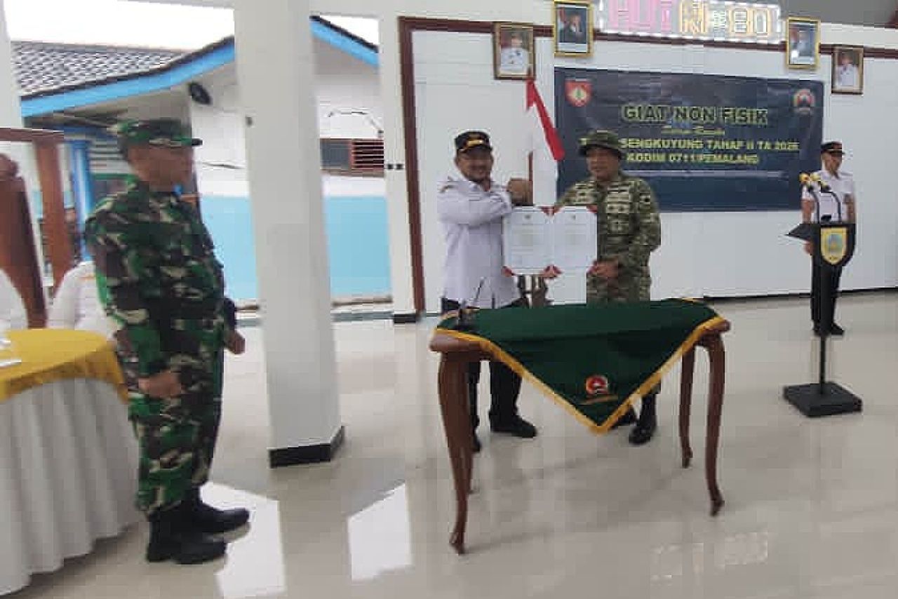 TMMD Sengkuyung Tahap II Tahun 2026 Dibuka Bupati Pemalang