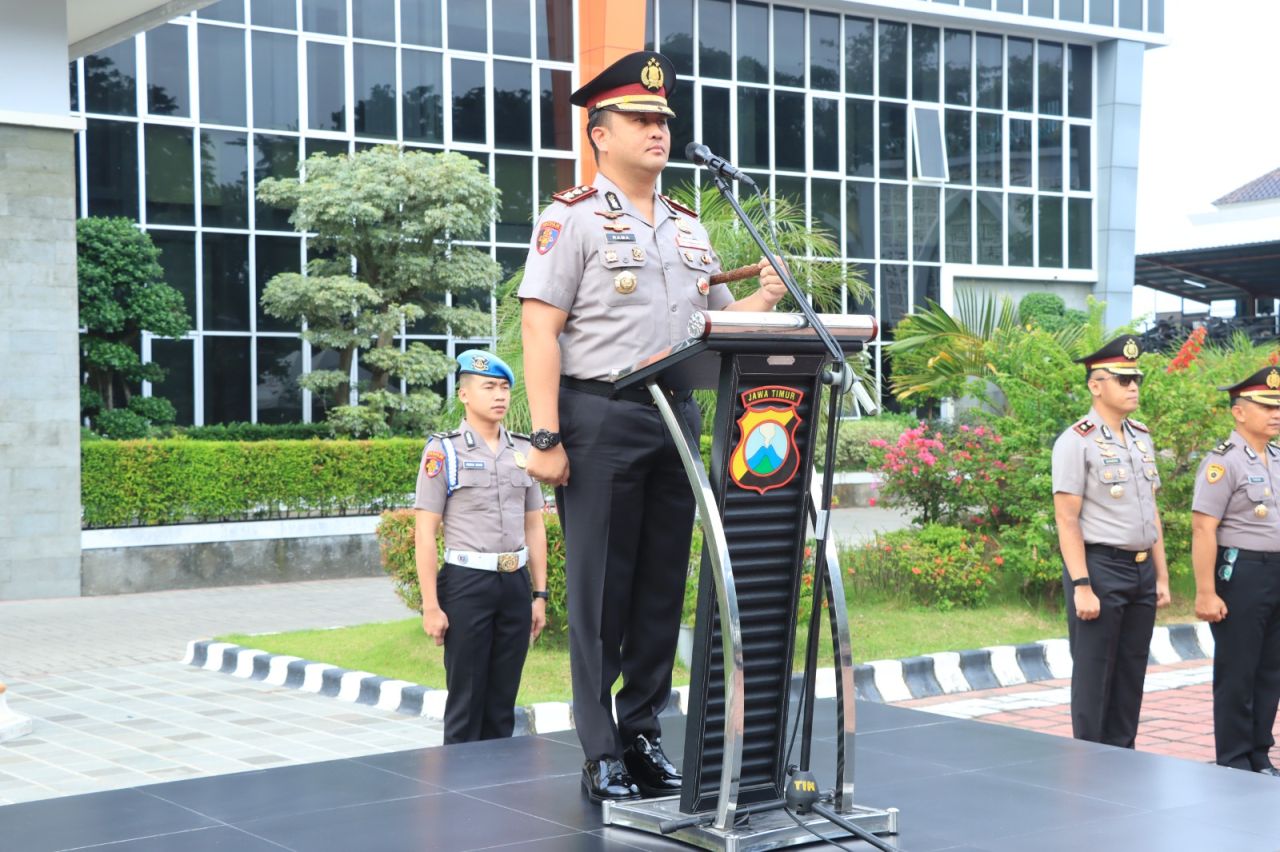 Kapolres Gresik Tegaskan Pelayanan Humanis, Matangkan Pengamanan May Day 2026
