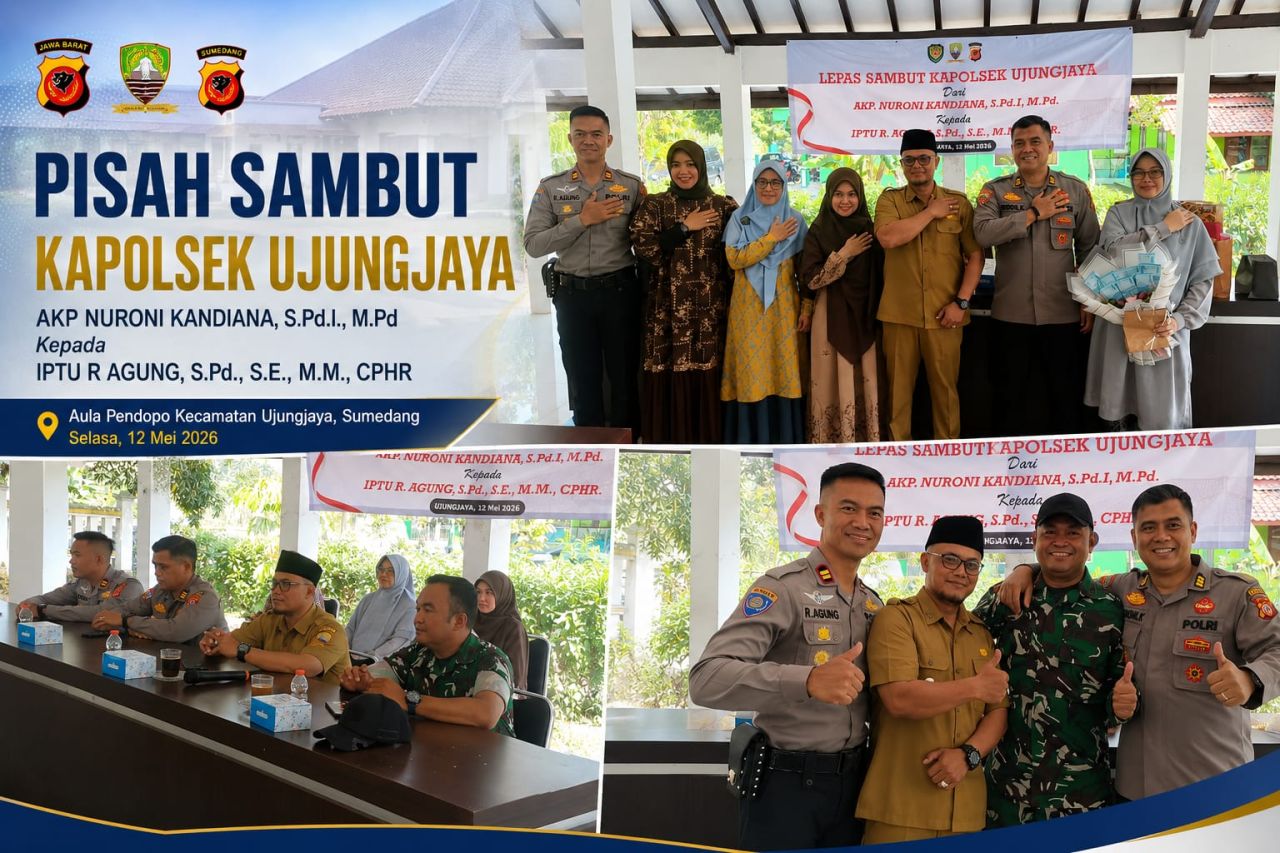 Pisah Sambut Kapolsek Ujungjaya