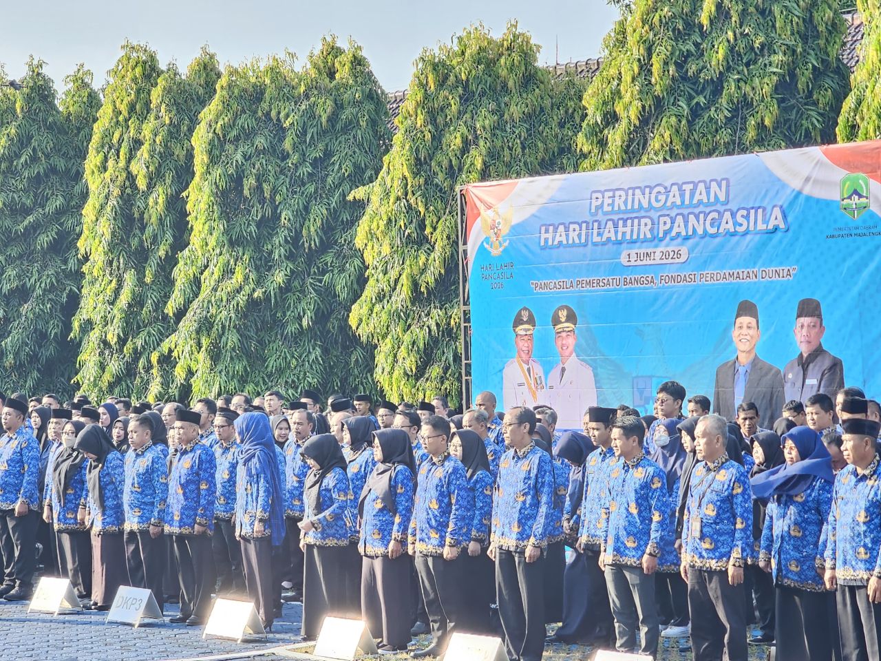 Hari Lahir Pancasila, Bupati Eman Ajak Masyarakat Jadikan Pancasila Ideologi yang Hidup