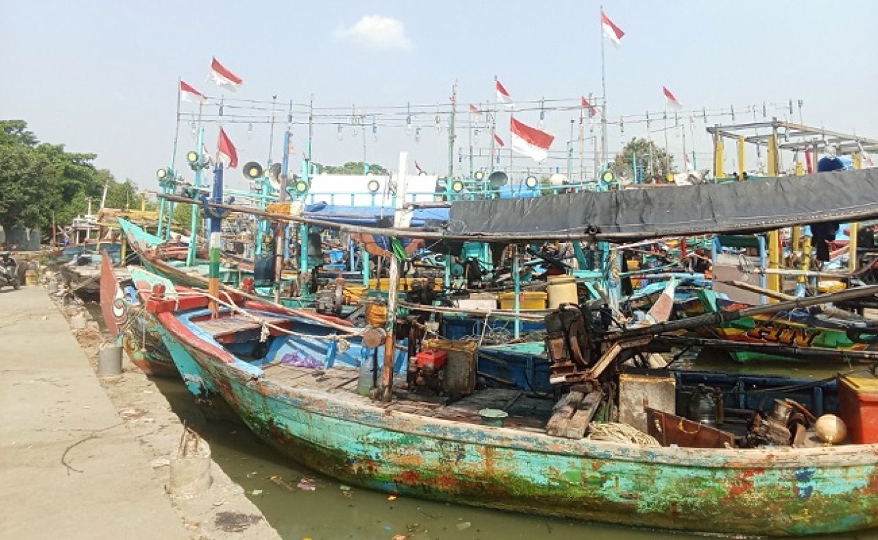 Kapal nelayan di Pemalang