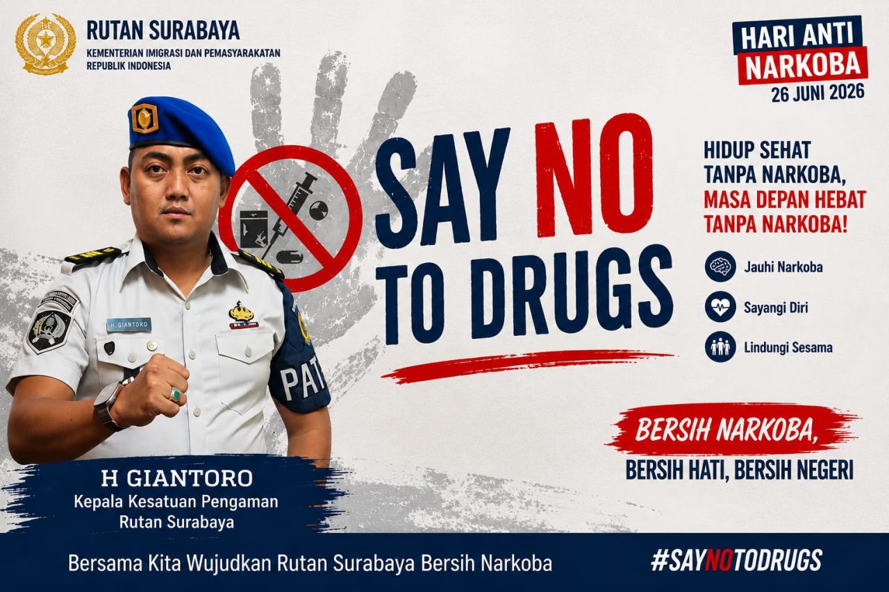 Rutan Surabaya ajak perangi narkoba