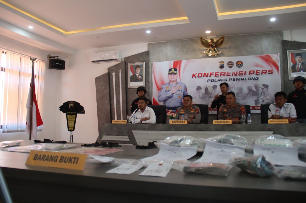 Konferensi Polres Pemalang
