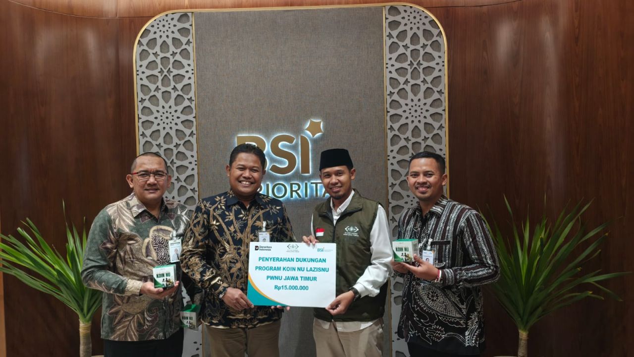 Permudah Akses Donasi, BSI dan LAZISNU Jatim Perkuat Gerakan Koin NU Lewat QRIS