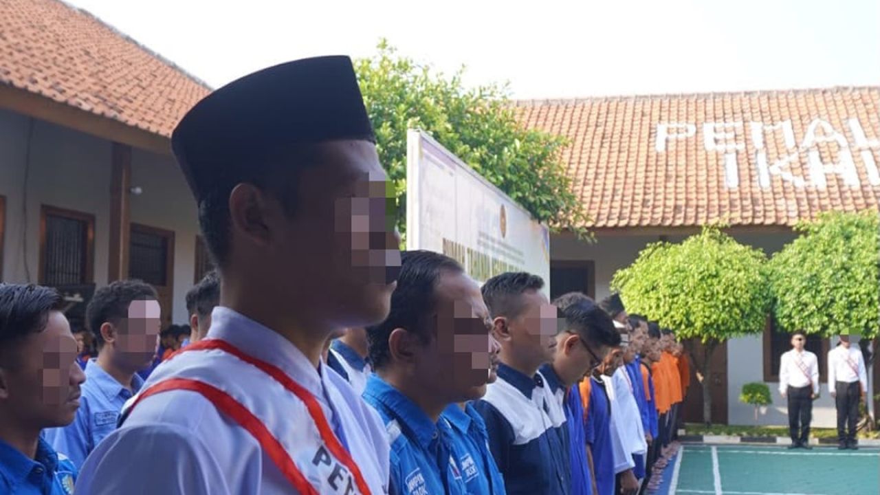 Upacara bendera Rutan Pemalang