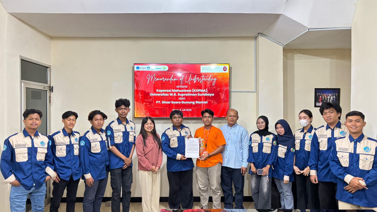 UKM Kopma Harmoni MoU bersama PT Sosro Gunung Slamat.