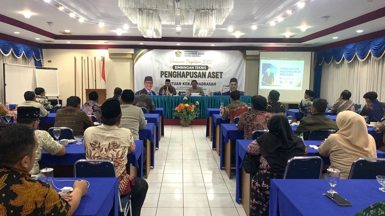 Plt. Kabag TU Minta Kepala Madrasah Dukung Percepatan Penataan BMN