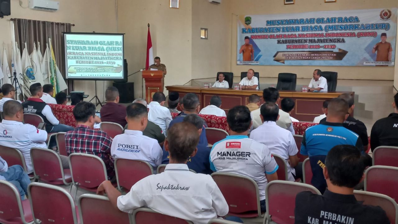 Musorkablub KONI Majalengka, Kadispora Dorong Sinergi Prestasi Tatap Porprov 2026