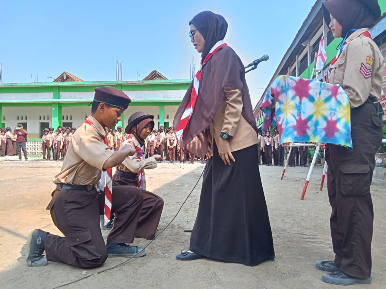 Pembukaan Persami SMPN 1 Petarukan
