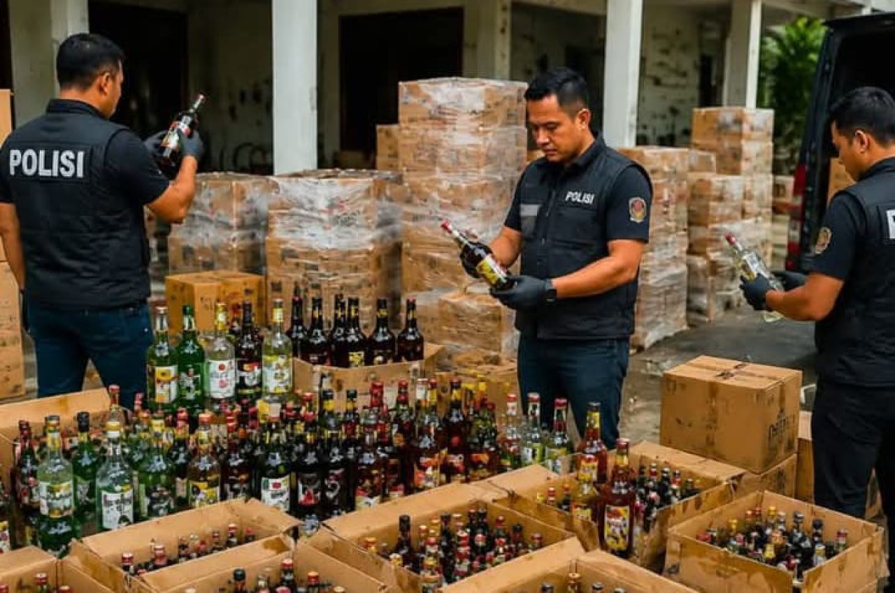Polres Majalengka sita ribuan miras