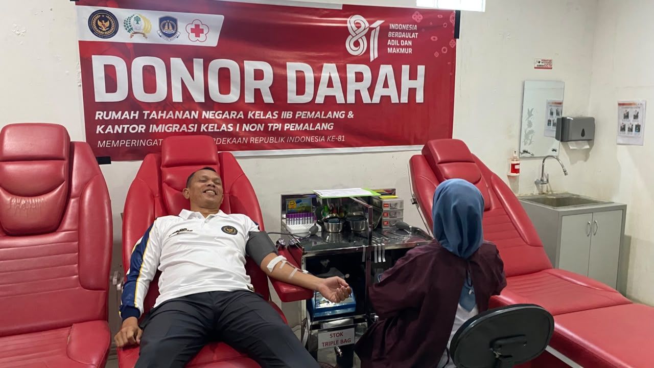 Donor darah Rutan Pemalang