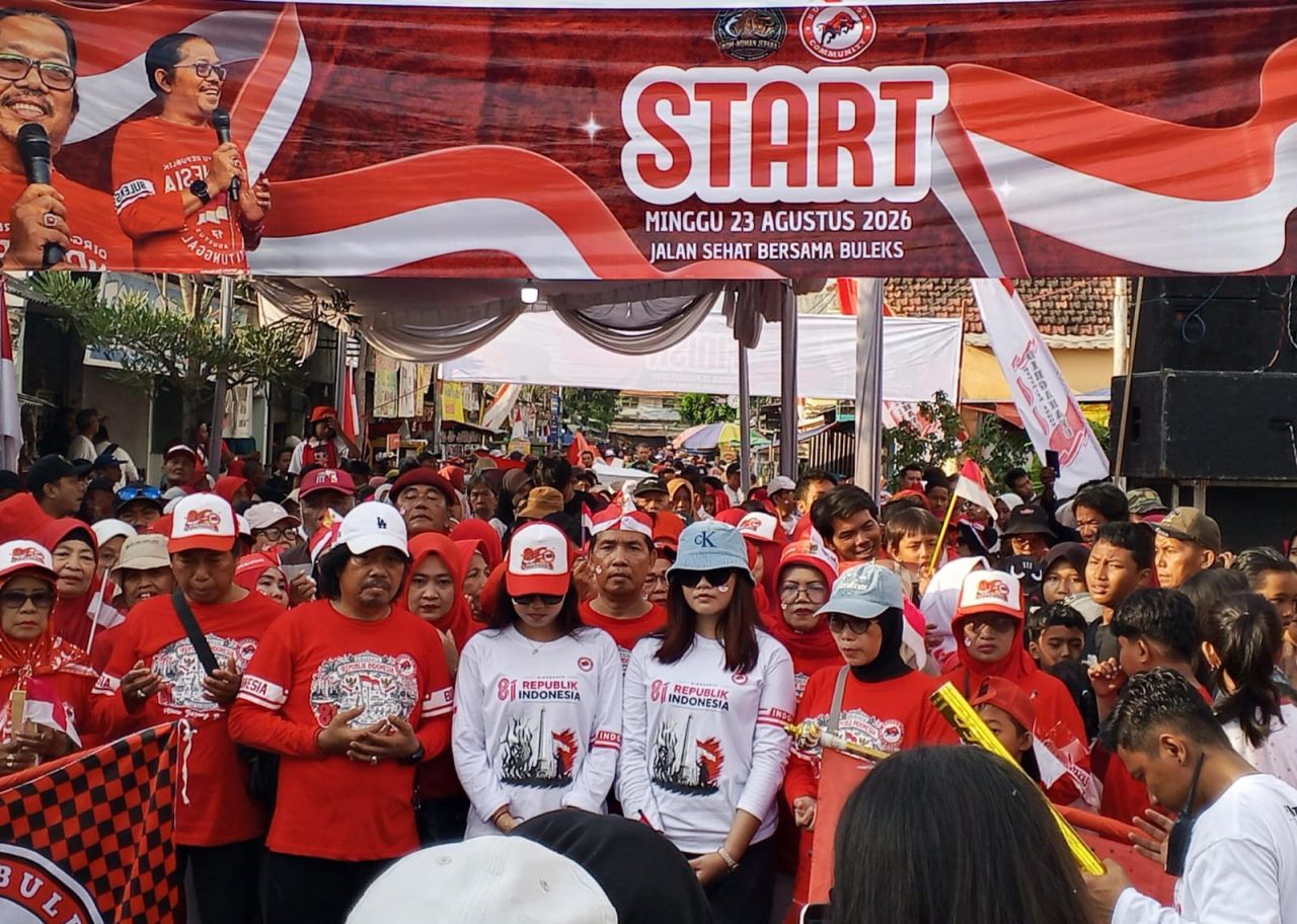 Ratusan Warga Jepara Antusias Ikuti Jalan Sehat Bersama Buleks ‎