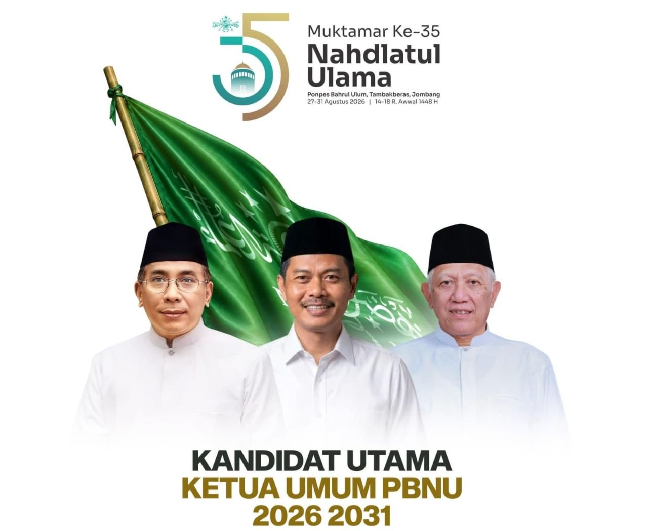 Tiga kandidat Ketum PBNU