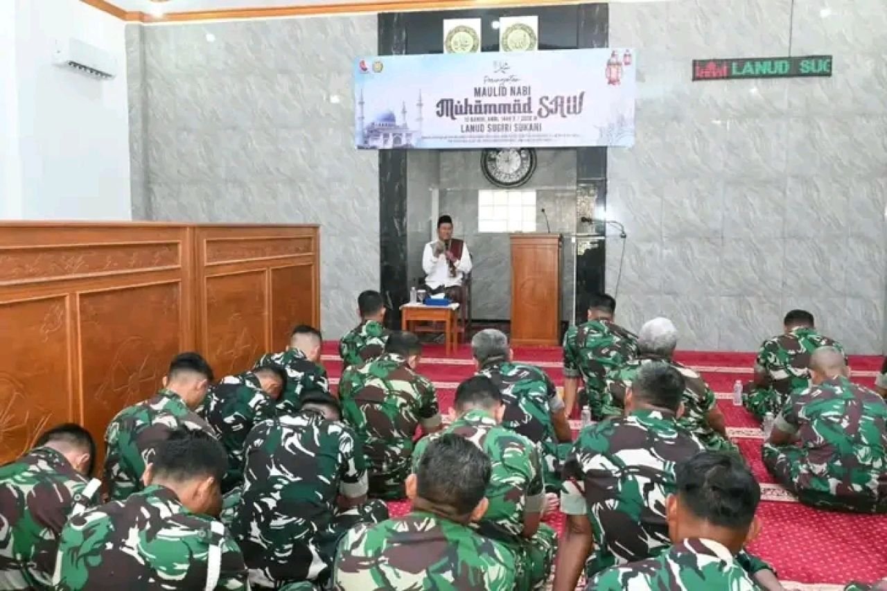 Maulid Nabi: Lanud SKI Mantapkan Tekad Bersama Rakyat TNI Prima dan Kuat