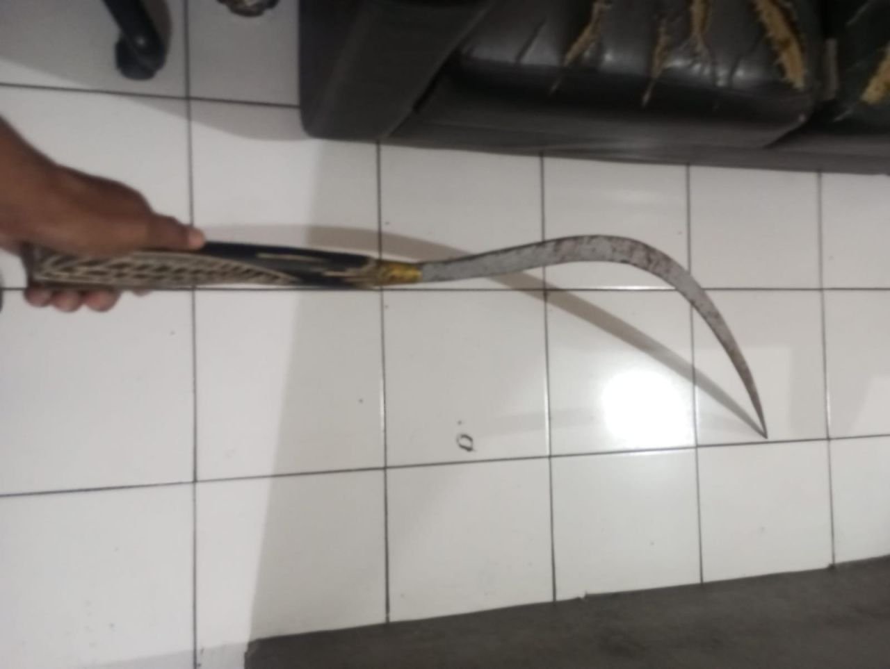 Polisi sita celurit 1,5 meter