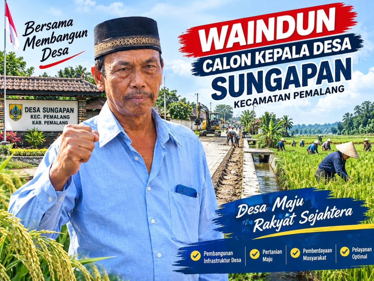 Jelang Pengundian Nomor Cakades Sungapan, Nomor Berapa Bawa Hoki? Waindun: Tak Ada Nomor Sakti!