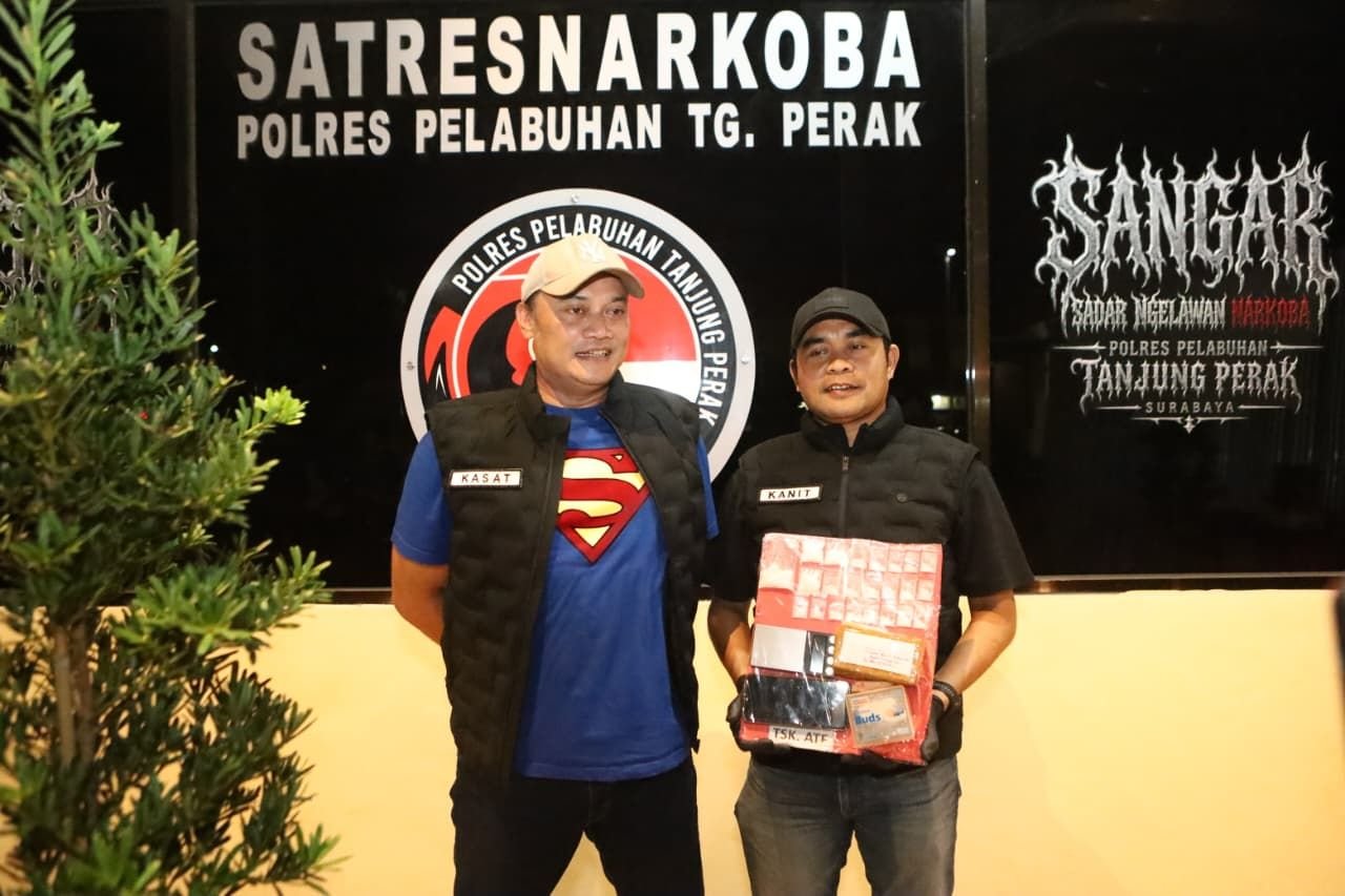 Putus Mata Rantai Narkotika, Polres Tanjung Perak Ciduk Seorang Pemuda